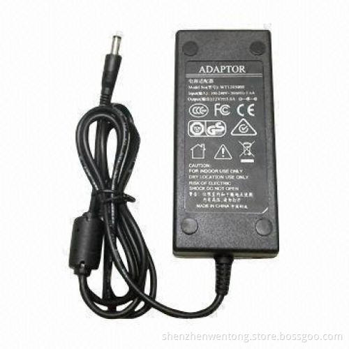 AC/DC Adapter for Notebook with 60W Output Power, Measures 120 x 53 x 32mm